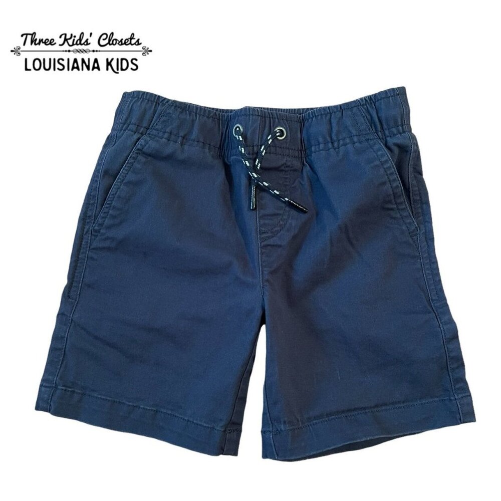 Rumi + Ryder Sz 4 Navy Blue Elastic Waist Drawstring Shorts